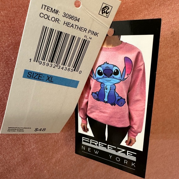 Disney Stitch Sweatshirt/Size Large/X-Large - Picture 10 of 12